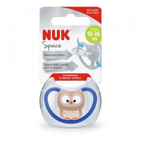 NUK VARALICA SILIKON 18-36M SPACE BOX
