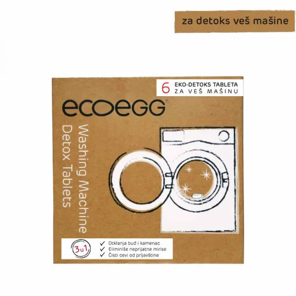 ECOEGG DETOKS TABLETE ZA VES MASINU 6 TABLETA