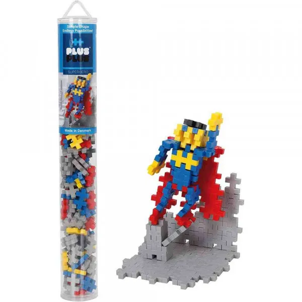 PLUS-PLUS SUPERHERO / 100 PCS TUBE 