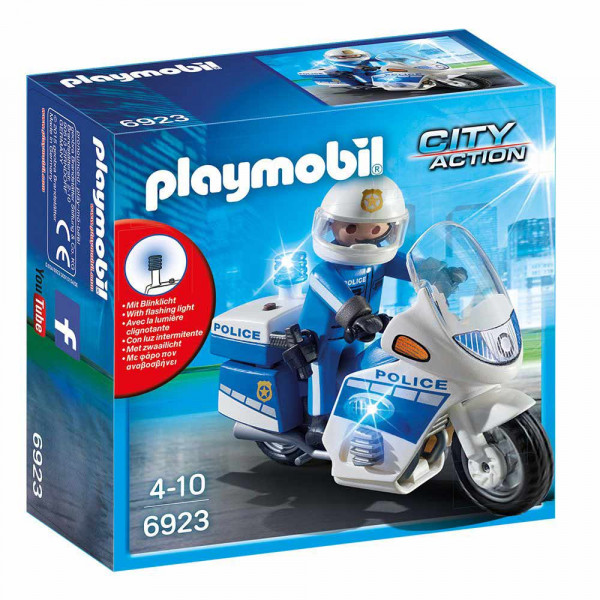 PLAYMOBIL PM-POLICIJA-6923 MOTOR SA LED 