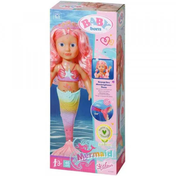 BABY BORN SESTRICA SIRENA 46cm