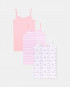 BLUKIDS PODMAJICA PK 3 VEST 9/14 GIRL AOP
