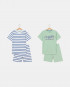 BLUKIDS PIDZAMA PK 2 SHORT PYJAMA 9/14