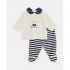 BLUKIDS SET MAJICA DUG RUKAV I DONJI DEO BEIGE MELANGE