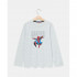 BLUKIDS MAJICA DUG RUKAV SPIDERMAN LIGHT GREY MELANGE