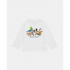 BLUKIDS MAJICA DUG RUKAV FRIENDS BRILLIANT WHITE