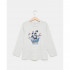 BLUKIDS MAJICA DUG RUKAV LIGHT GREY MELANGE