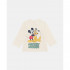 BLUKIDS MAJICA DUG RUKAV BEIGE MELANGE