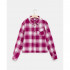 BLUKIDS KOSULJA DUG RUKAV WHITE/PINK CHECK