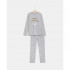 BLUKIDS PIDZAMA GREY MELANGE