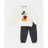 BLUKIDS SET MAJICA DUG RUKAV I DONJI DEO MICKEY BRIGHT WHITE