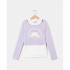 BLUKIDS MAJICA DUG RUKAV PURPLE HEATHER