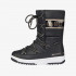 MOON BOOT JR GIRL QUILTED BLACK/COPPER 