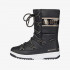 MOON BOOT JR GIRL QUILTED BLACK/COPPER