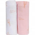 BUBABA TETRA PELENE MUSLIN ORGANIC 2 KOM ROZE I BELE