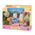 SYLVANIAN TANDEM CYCLING SET -HUSKY SISTER & BROTHER-