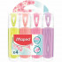 MAPED TEXT MARKER FLUO PEPS PASTEL 1/4