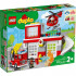 LEGO DUPLO FIRETRUCK AND HELICOPTER 