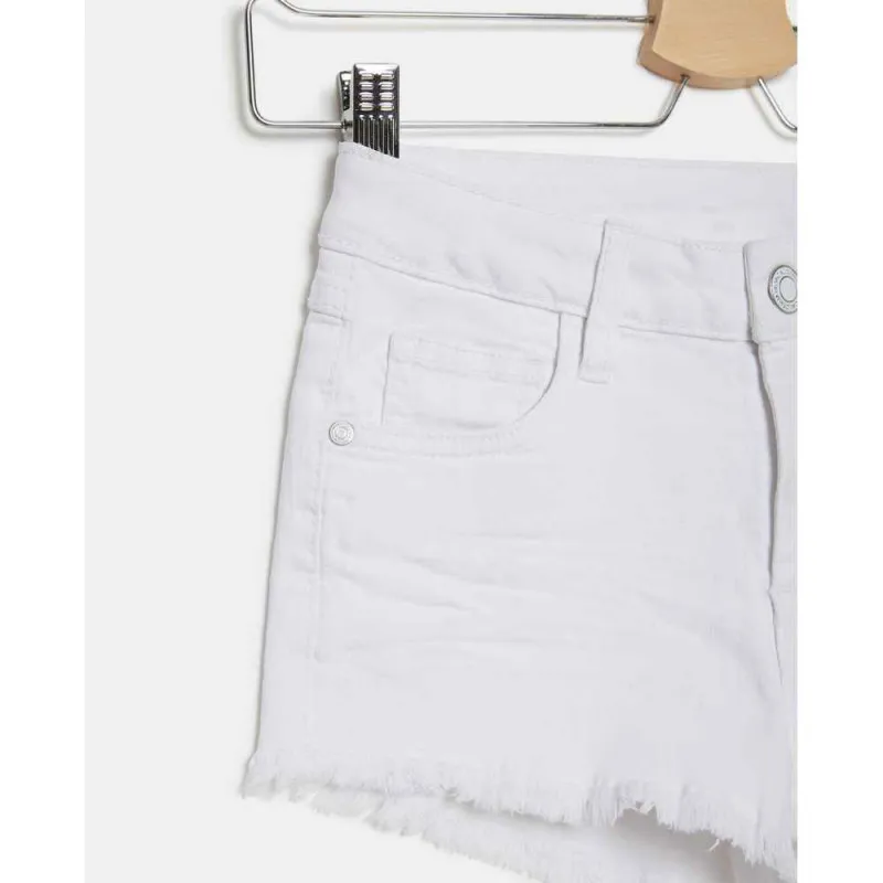 BLUKIDS SORC SHORTS SOLID BRIGHT WHITE