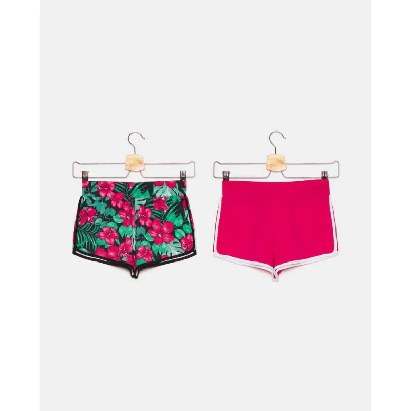 BLUKIDS SORC SHORTS BIPACK +BRIGHT WHITE AOP