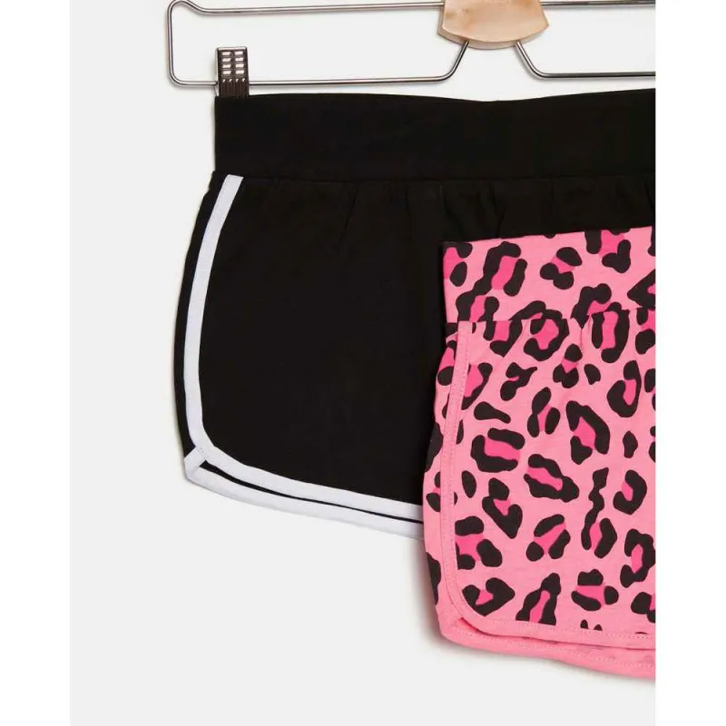 BLUKIDS SORC SHORTS BIPACK +AZALEA PINK FLUOAOP