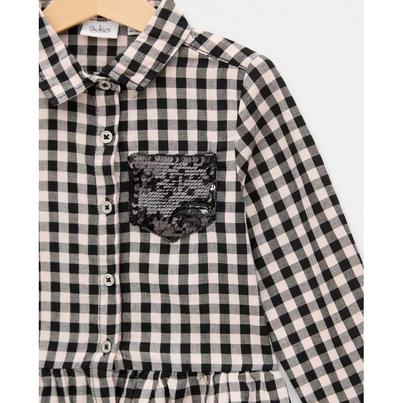 BLUKIDS KOSULJA SHIRT PINK CHECK