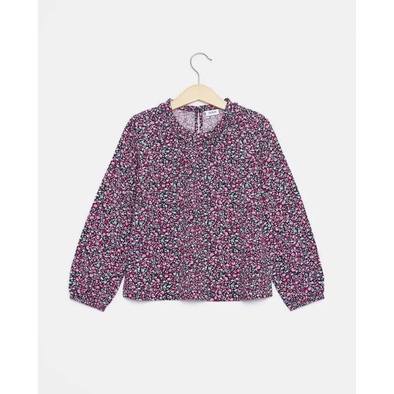 BLUKIDS KOSULJA BLOUSE BLACK IRIS