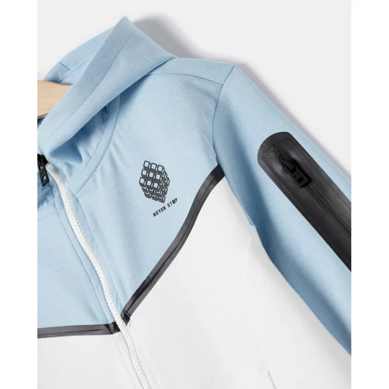 BLUKIDS DUKS SA KAPULJACOM W/HOOD POWDER BLUE
