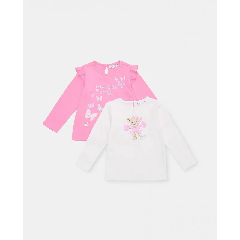 BLUKIDS MAJICA DUG RUKAV 2KOM TSHIRT BPACK