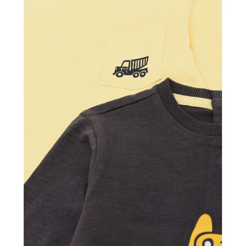 BLUKIDS MAJICA DUG RUKAV 2KOM TSHIRT BPACK