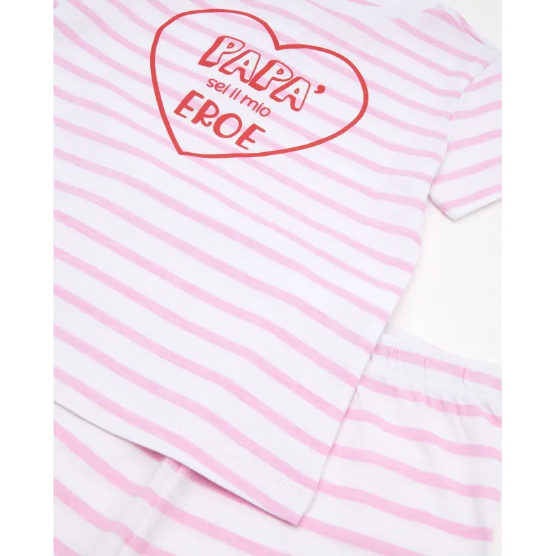BLUKIDS PIDZAMA SHORT PJA GIRL PAPA