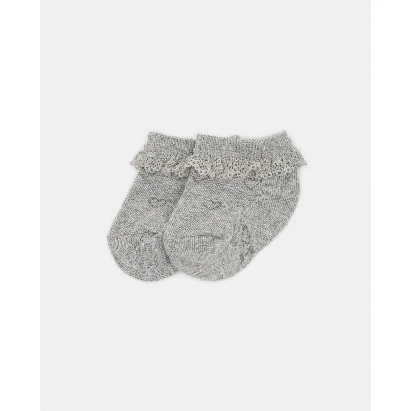 BLUKIDS CARAPE GIRL SOCKS WITH LACE