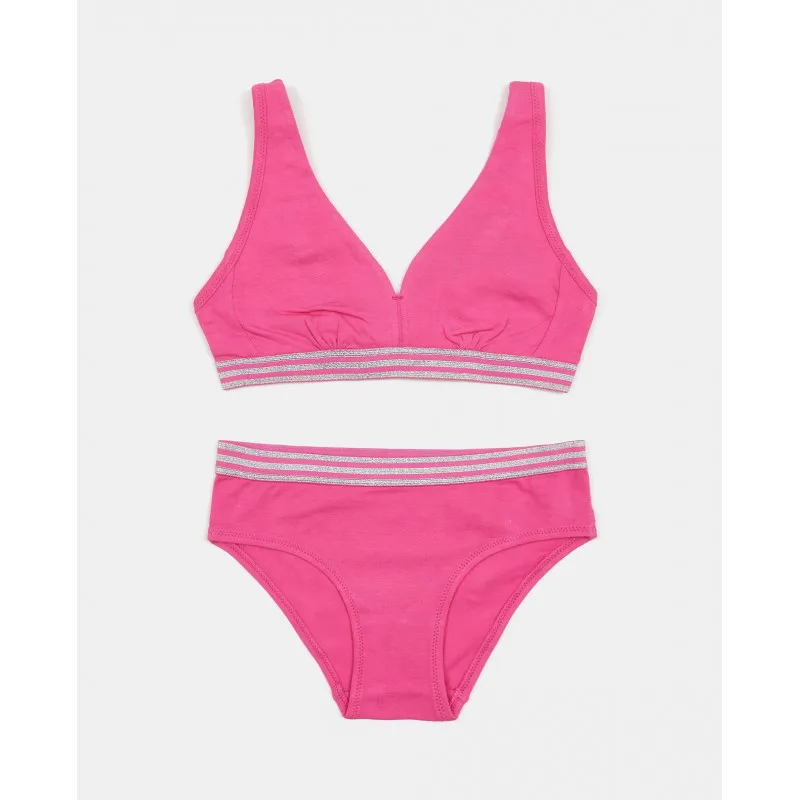 BLUKIDS BRUSHALTER I GACICE SET BRA + SLIP