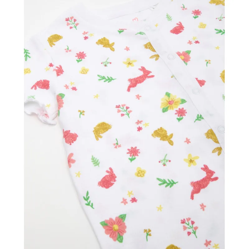 BLUKIDS ZEKA GIRL SHORT ROMPER