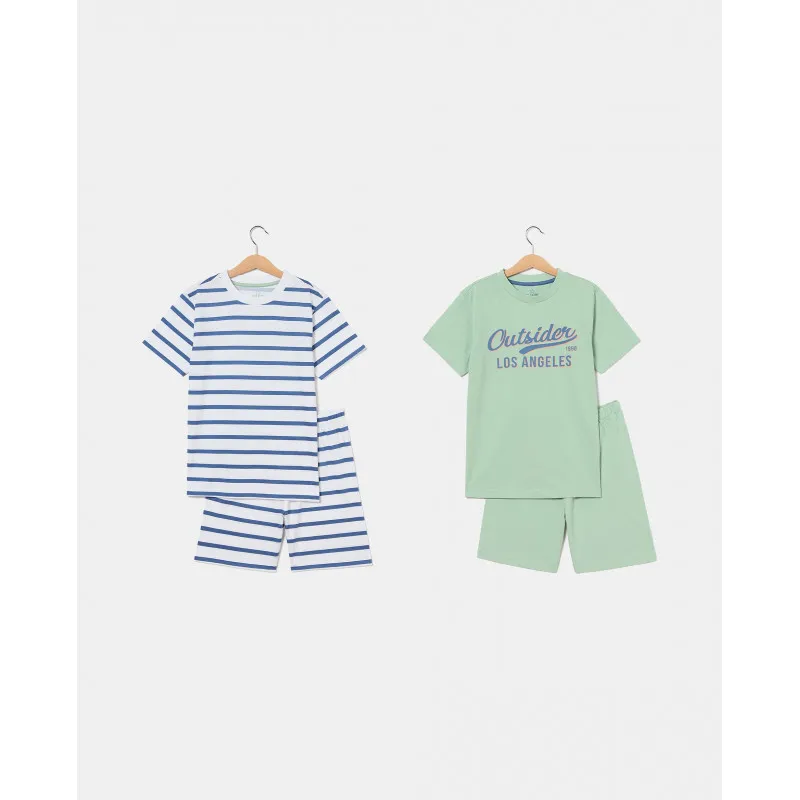 BLUKIDS PIDZAMA PK 2 SHORT PYJAMA 9/14