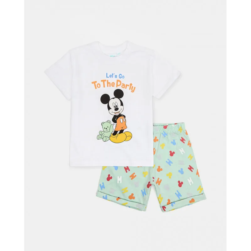 BLUKIDS PIDZAMA PASTEL GREEN