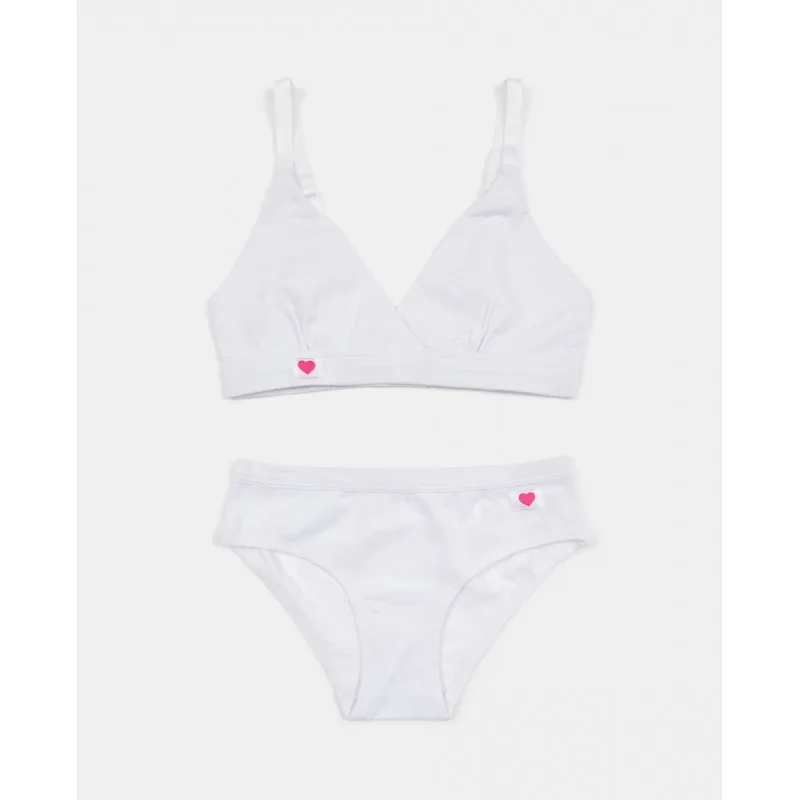 BLUKIDS BRUSHALTER I GACICE SET BRA + SLIP