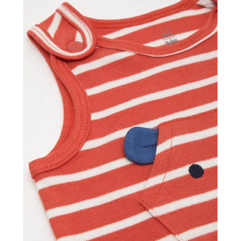 BLUKIDS ZEKA ROMPER STRIPES TASCA
