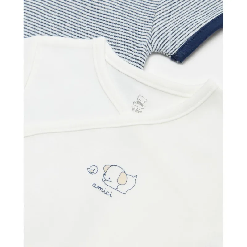 BLUKIDS BODI KRATAK RUKAV MARITIME BLUE