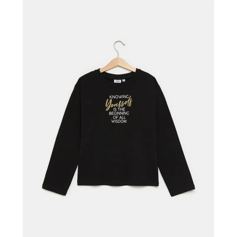 BLUKIDS MAJICA DUG RUKAV BLACK BEAUTY