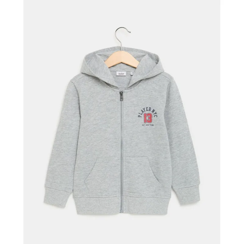 BLUKIDS DUKS SA KAPULJACOM MEDIUM GREY MELANGE