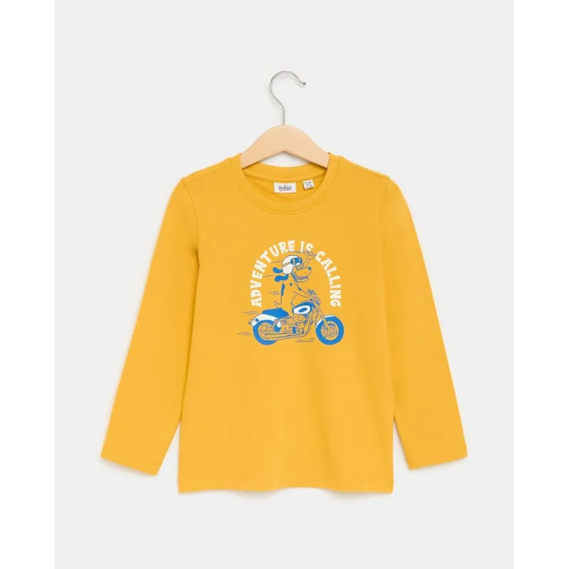 BLUKIDS MAJICA DUG RUKAV YOLK YELLOW