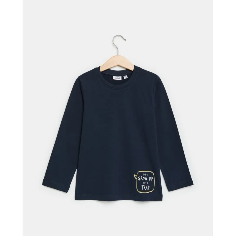 BLUKIDS MAJICA DUG RUKAV DARK SAPPHIRE