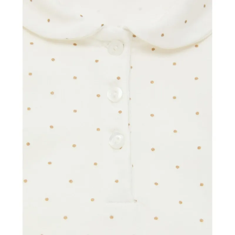 BLUKIDS MAJICA POLO DUG RUKAV COCONUT MILK