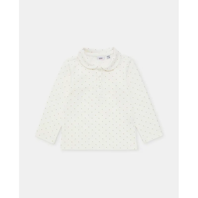 BLUKIDS MAJICA POLO DUG RUKAV COCONUT MILK