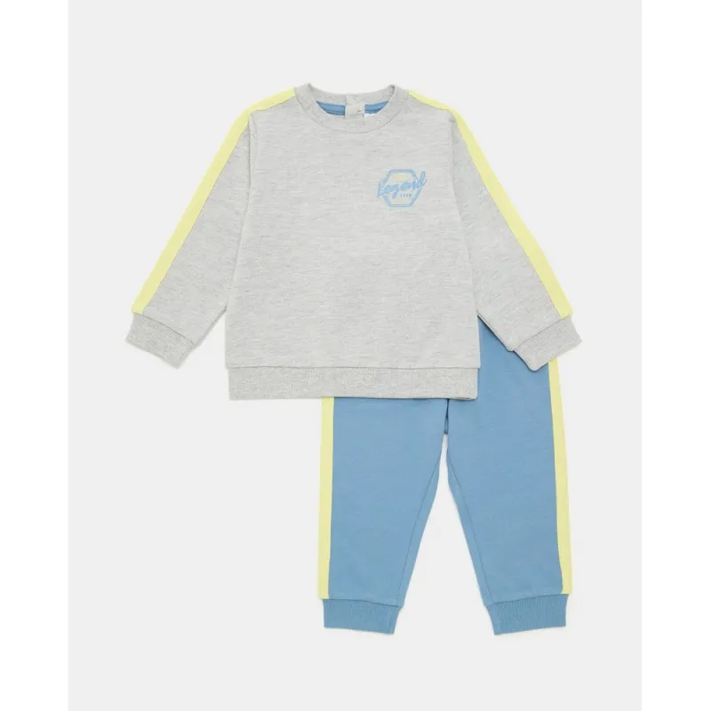 BLUKIDS TRENERKA LIGHT GREY MELANGE