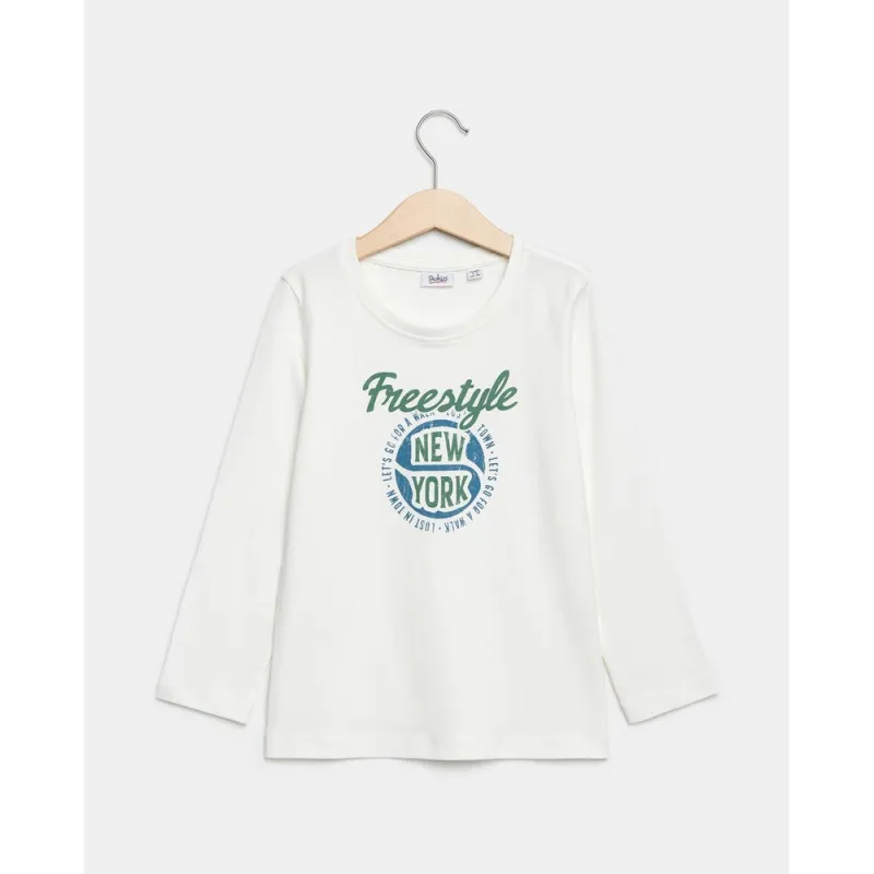 BLUKIDS MAJICA DUG RUKAV BLANC DE BLANC