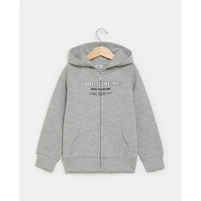 BLUKIDS DUKS SA KAPULJACOM MEDIUM GREY MELANGE
