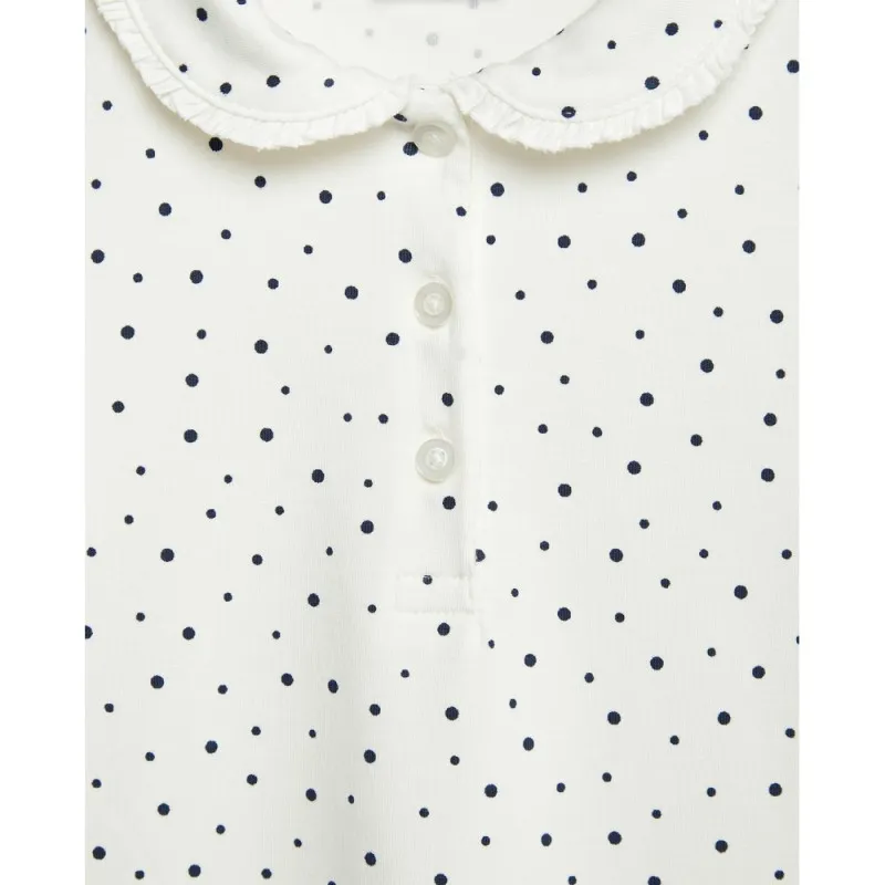 BLUKIDS MAJICA POLO DUG RUKAV SNOW WHITE