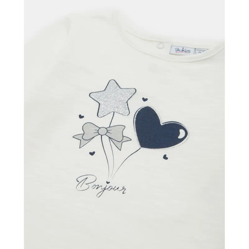 BLUKIDS MAJICA DUG RUKAV COCONUT MILK